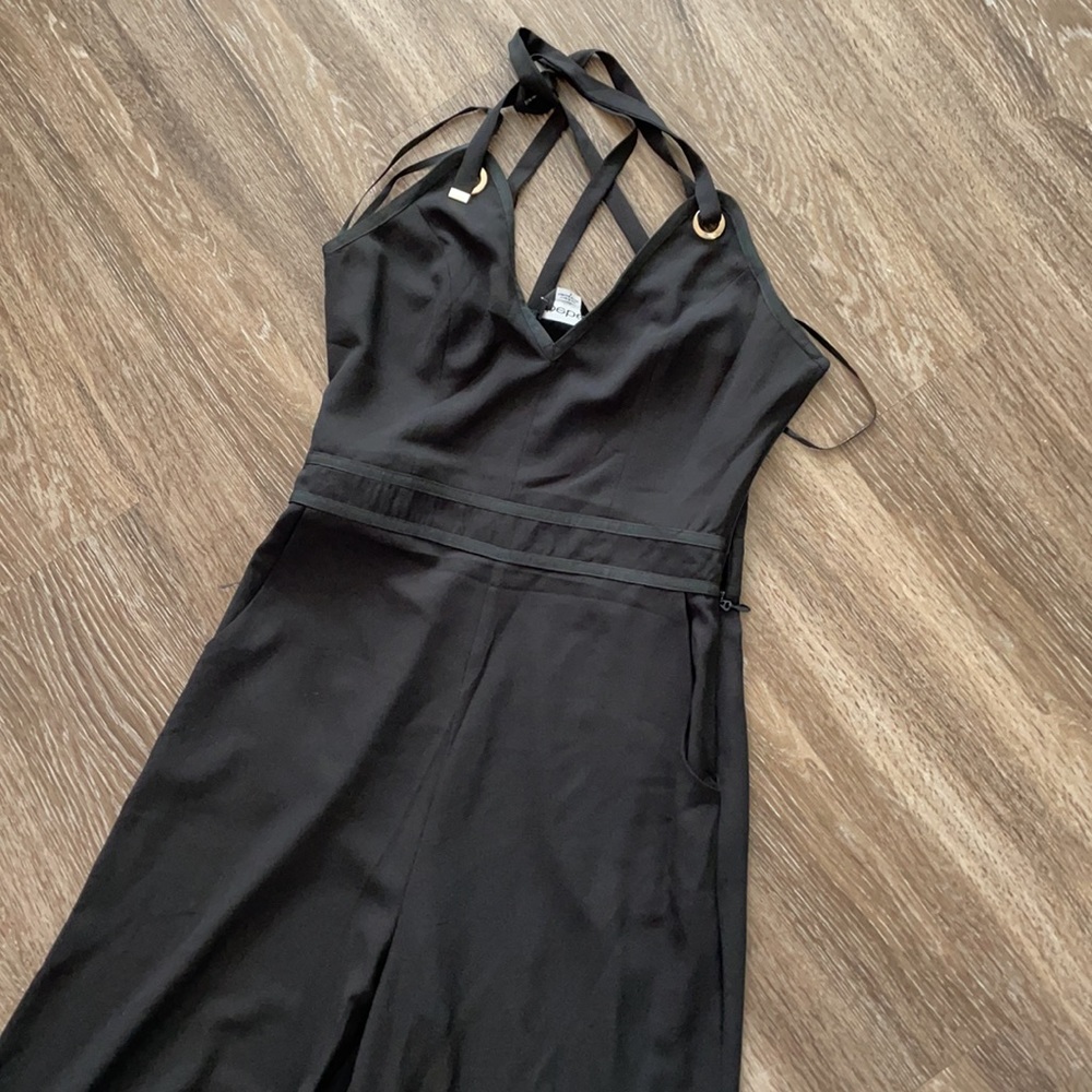Bebe Black Jumpsuit NWOT